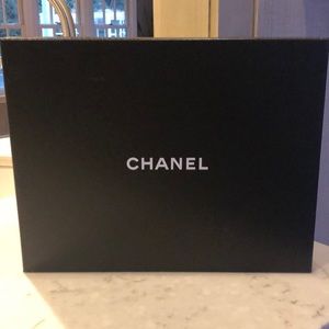 Large empty Chanel shoe box
